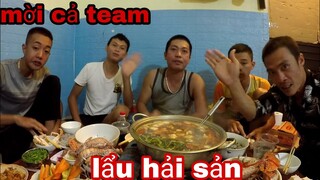 Team Săn Bắt Ẩm Thực Vùng Cao Mừng Rơi Nước Mắt | Lẩu Hải Sản Siêu To Khổng Lồ,Ngọc TB  Cà Bành TV