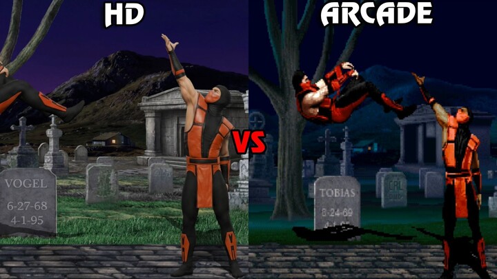 Mortal Kombat Trilogy HD vs Arcade | Gráficos, Escenarios y Más