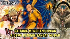 AMAZING! SAITAMA MENGHANCURKAN 4 DEWA SEKALIGUS | WC OPM 154