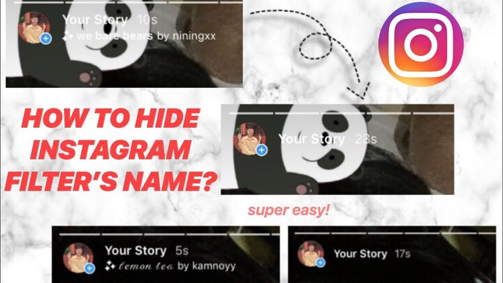 HOW TO HIDE INSTAGRAM FILTER’S NAME? 2020 | Julian Naluz