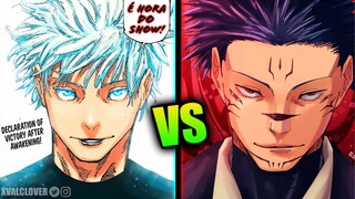 GOJO VS SUKUNA EM JUJUTSU KAISEN