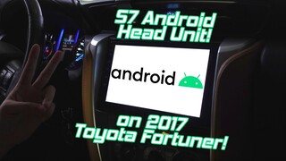 (Stapon) S7 Android Head Unit on 2017 Toyota Fortuner! (Tagalog)
