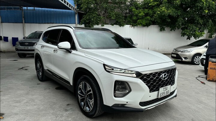 Santafe bản full dầu 2021 xe 7 chỗ SUV trang bị hiện đại và tiết kiệm nhất phân khúc