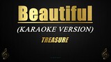 Beautiful - TREASURE (Karaoke/Instrumental)