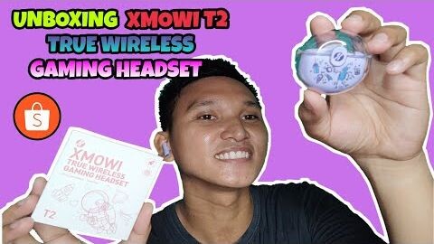 Unboxing TWS T2 Xmowi WIRELESS GAMING HEADSET - SULIT TO! 629 Pesos Lang Sa Shopee!