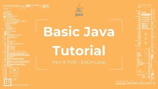 Basic Java Tutorial #9 FOR - EACH Loop _ ITERATION _ BREAK  | Eclipse - Java Packages