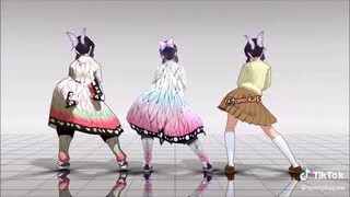 Shinobu. bailando bla bla mmd demon slayer