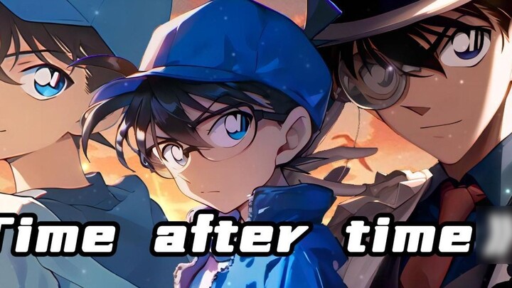 Kidd, Shinichi, and Conan sing "Time after time" together!