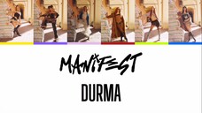 manifest｜Durma - Lyrics Music Video (Renk Kodlu)