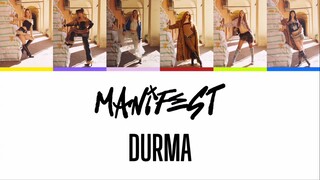 manifest｜Durma - Lyrics Music Video (Renk Kodlu)
