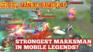 Strongest Marksman in Mobile Legends | Irithel Maniac Gameplay