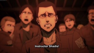 Instructor Keith Shadis Entry | Attack On Titan Season 4 Part 2  ( Ep 6 )