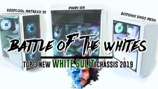 Battle of the Whites: INWIN 103 vs Deepcool Matrexx 55 vs Bitfenix Enso Mesh Gaming PC Builds (2019)