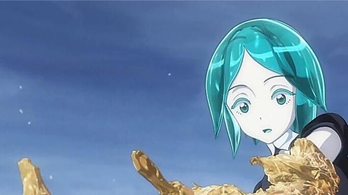 The Antarctic Stone was taken away, and the Phosphophyllite was combined with a special alloy, which