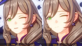 We finally have Lisa wink on us after 3 years