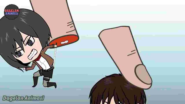 Eren vs Mikasa cute