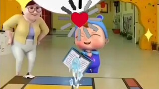 报告老师，大头把我的书撕破了