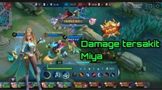 Miya gameplay damage sakit parah | MLBB Mobile Legend