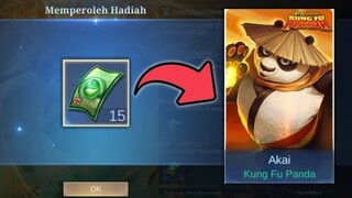 LOGIN SEKARANG !! AMBIL TIKET UNTUK DAPETIN SKIN KUNGFU PANDA GRATIS !