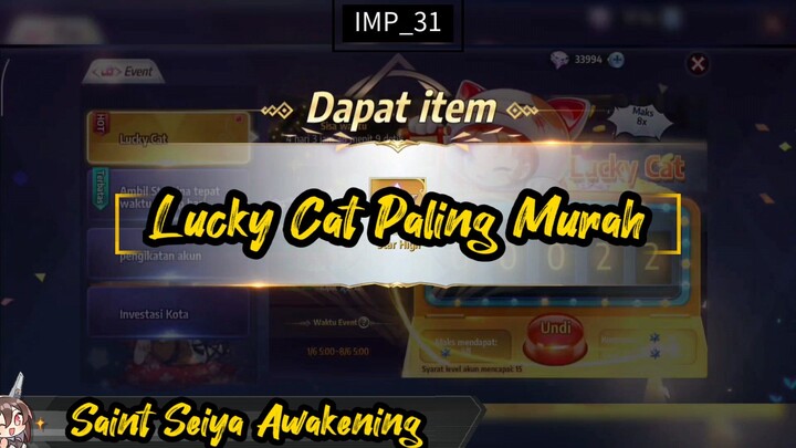 Lucky Cat di Tengah Bulan 😁