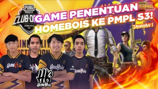 MATCH TERAKHIR PENENTUAN HOMEBOIS KE PMPL S3 !