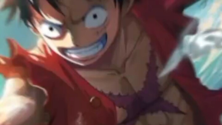 Luffy sedang dilaut