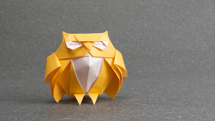 [Origami Tutorial] Classic Owl—So Round and Cute, I Want to Curl Up With It
