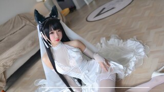 [Azur Lane cos] Pernikahan bunga Miss Atago, cinta cinta