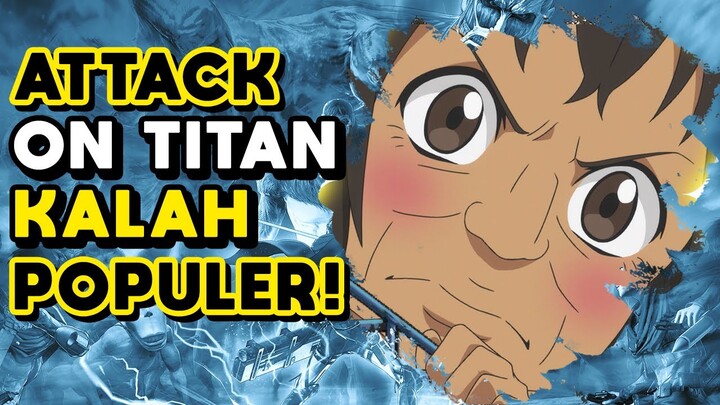 ATTACK ON TITAN TERNYATA MASIH KALAH POPULER , KOK BISA ? | FAKTA UNIK FILM ANIMEINDO