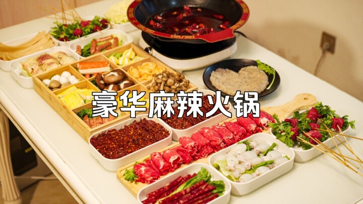 Pacar saya menghabiskan dua jam untuk membuatkan saya hot pot mala mewah!