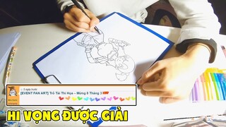 Ngọc Rồng Online - Vẽ Tranh Bulma Thử Sức Dự Thi 8/3