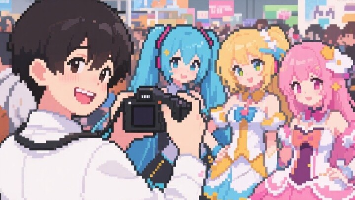 When a newbie photographer meets “cabinets” at a cosplay convention!