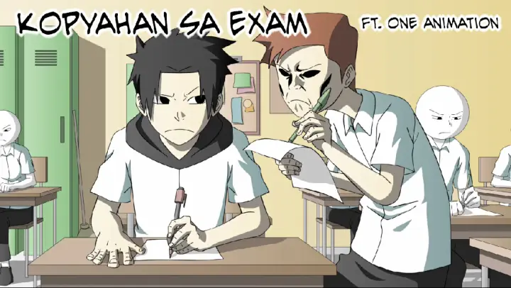 Kopyahan sa Exam ft. One Animation | Pinoy Animation