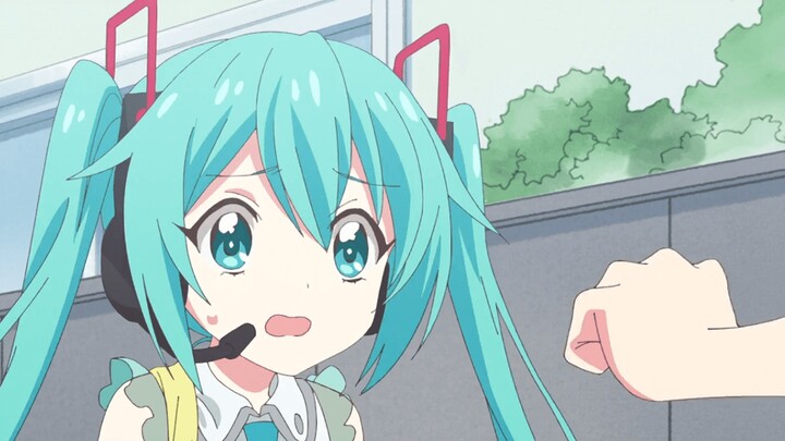 How many green onions were taken from Hatsune Miku?