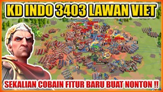 KINGDOM INDO 3403 LAWAN VIET DI RUINS KVK 1 SEKALIAN COBAIN FITUR NONTON ROK !!