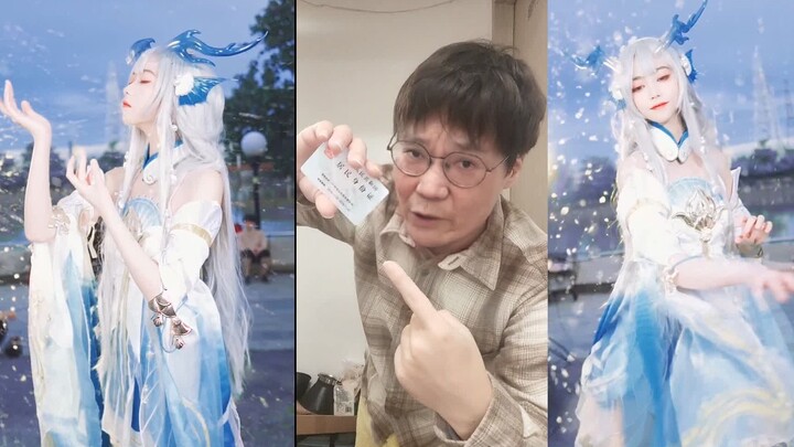 68 years old, yet his movements are as graceful as a dragon in the mist.