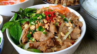 Cách làm Bún Thịt Xào siêu ngon dễ dàng