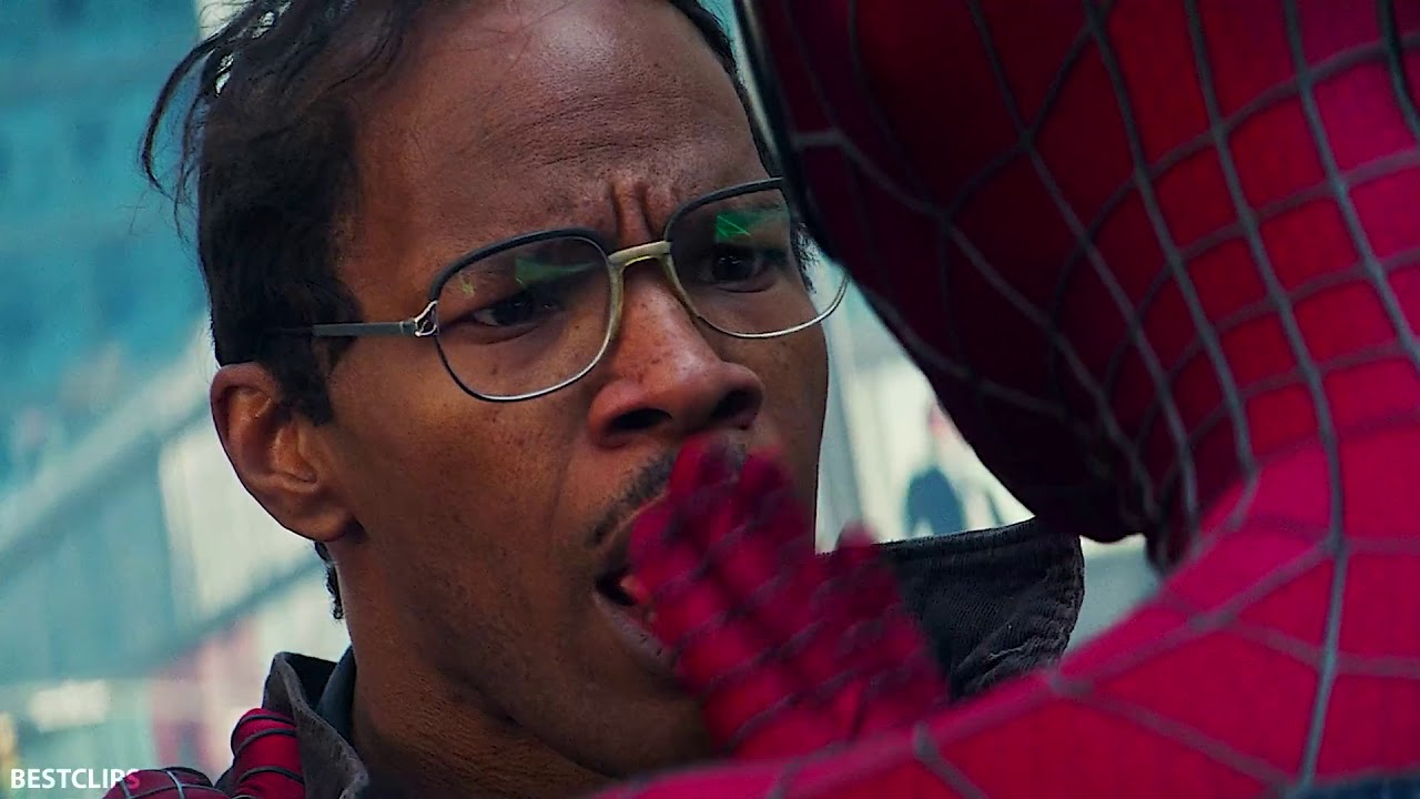Spider-Man Saves Max Dillon Scene | The Amazing Spider Man 2 (2014) Movie  CLIP - Bilibili