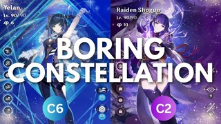 Yelen C6 & Raiden C2 is Boring!! - Genshin Impact
