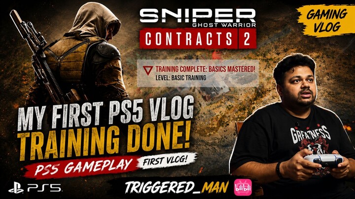 My PS5 Gaming Debut 🎮 | Sniper Ghost Warrior Contracts 2 | Training Begins!