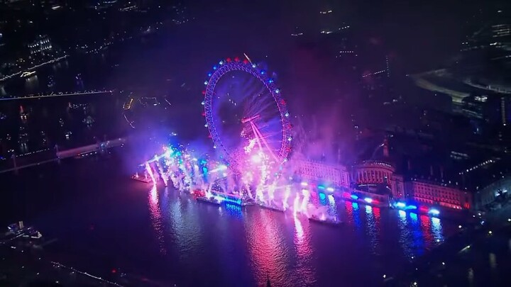 Feliz Año Nuevo 2026 En Londres Reino Unido 🇬🇧