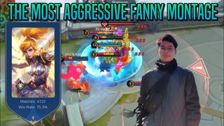 THE MOST AGGRESSIVE FANNY MONTAGE BY YASUO!! | Top Global Fanny | MLBB