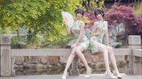 [ระบำจีน]ฝาแฝดเต้นคู่กัน"ดอกไม้กับจันทร์กลายเป็นคู่"