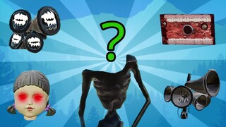 Wrong Heads??? Squid Game, Black Siren Head, Dark Siren Head, Megahorn - Coffin Dance #sirenhead