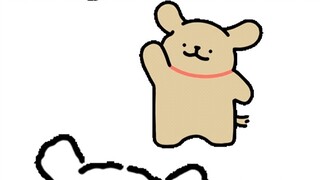 【Line Puppy】When Xiaobai and Xiaojimao parted