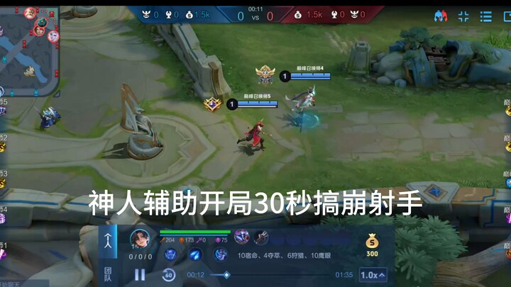 A god-tier support player ruins the marksman within 30 seconds of the game starting.