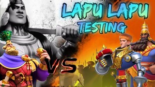 Rise of Kingdoms ~ Lapu Lapu Test vs Henry/Ashur