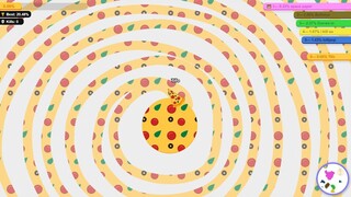 Paper.io 3 Circling the Whole Map Control: 100.00%! PIZZA