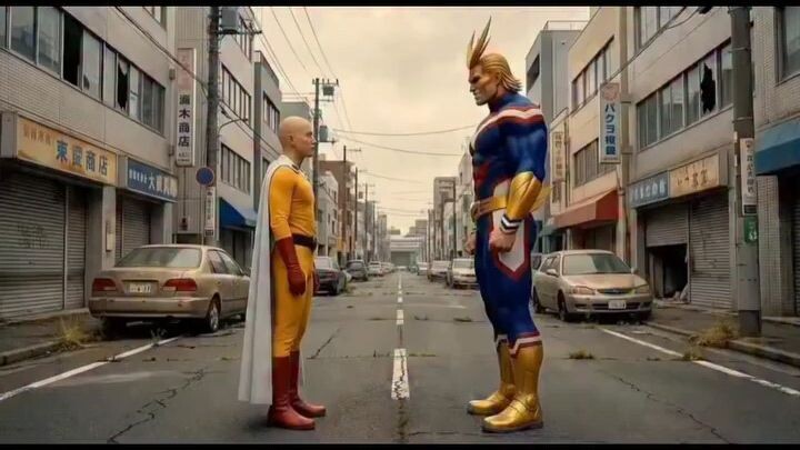 欧尔麦特 vs 埼玉 - All Might vs Saitama