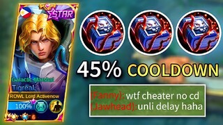 THIS 45% CD TIGREAL BUILD WILL MAKE YOU CHEATER!!? l MLBB